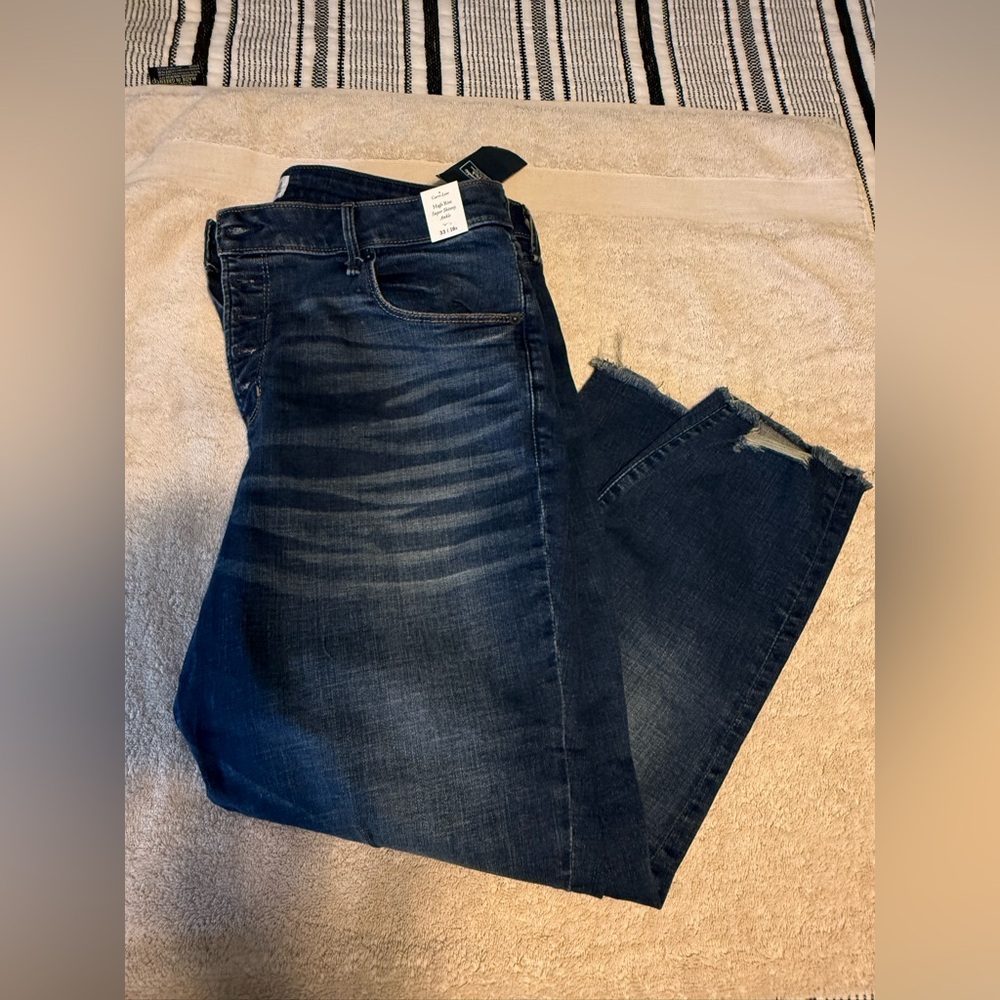 Abercrombie and Fitch curve love super skinny ankle jeans
